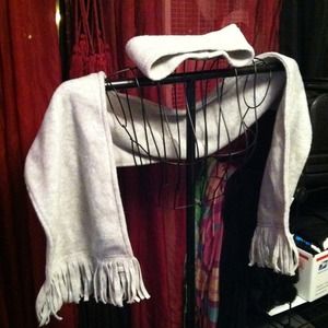 Grey scarf and ear cover