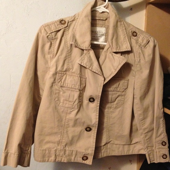 **SOLD** Old Navy Womens Tan Jacket/Blazer