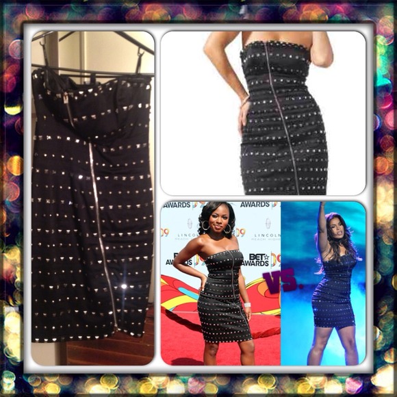 Bebe studded black dress - Picture 1 of 1