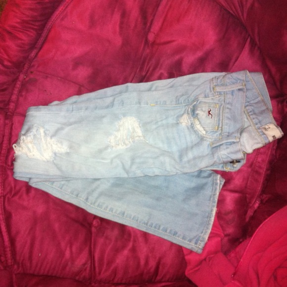 Hollister destroyed denim Capri - Picture 1 of 1