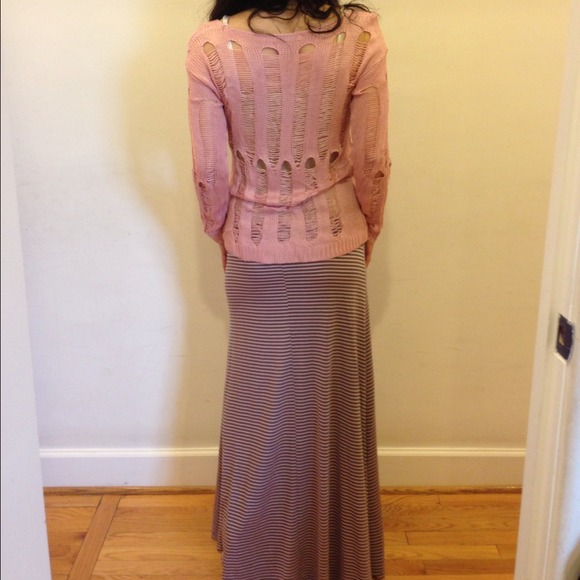 Just in great striped pink & grey flap over waist - Picture 3 of 4