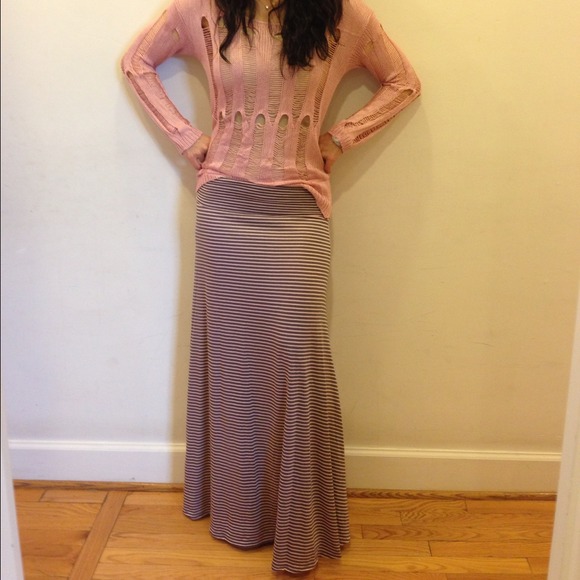 Just in great striped pink & grey flap over waist - Picture 4 of 4
