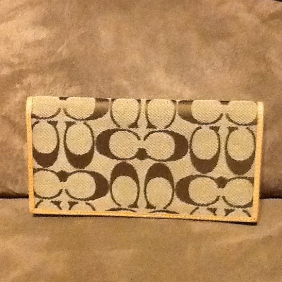 Coach, checkbook cover