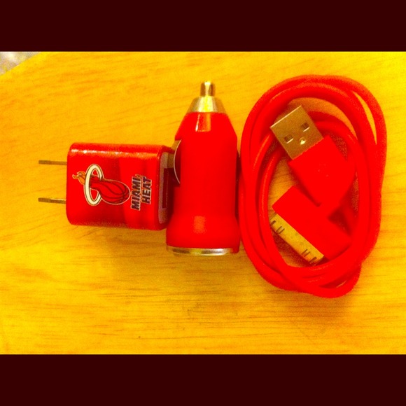 iPhone Miami heat charger set