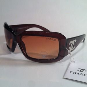 New Chanel brown signature sunglasses