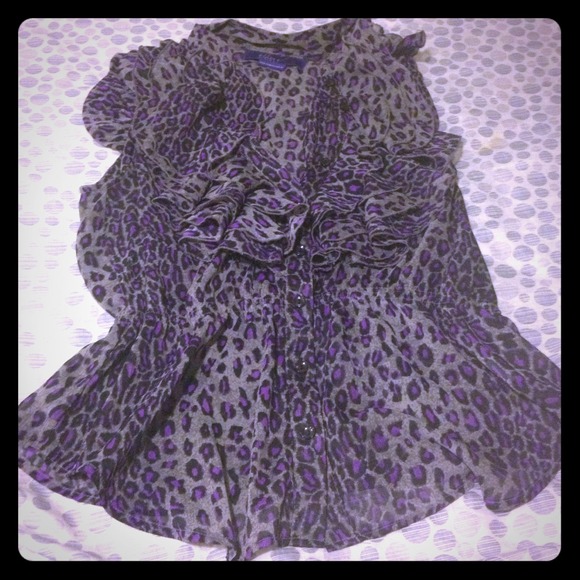 Sold!!!! Cheetah Print top