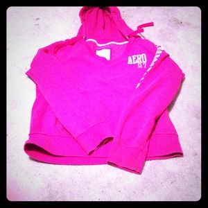 Hot pink hoodie