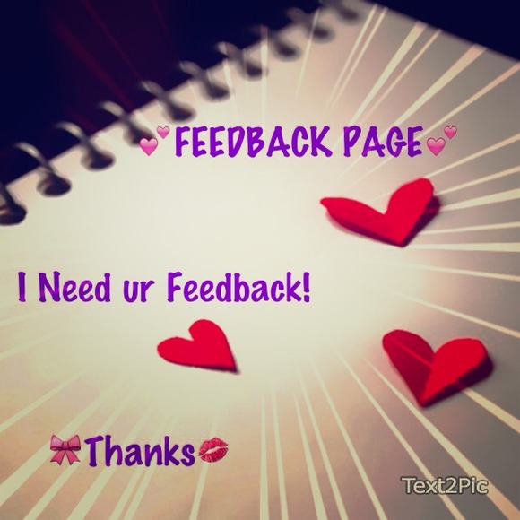 🌟💫FEEDBACK PAGE💫🌟