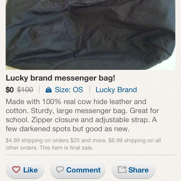 LICKY BRAND BAG FOR @halms