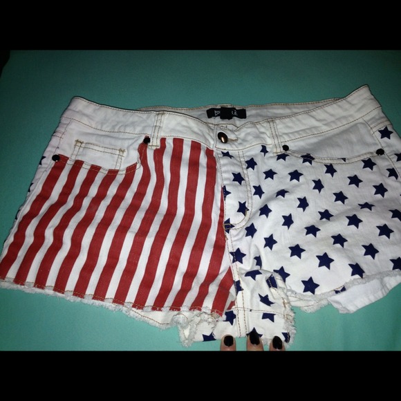 American flag shorts