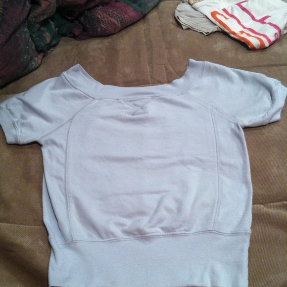 Light blue quarter sleeve top - Picture 1 of 1