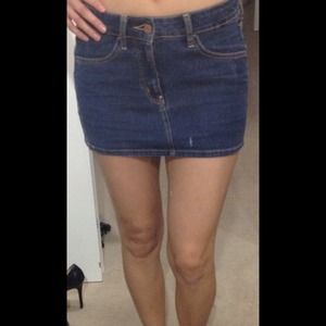 Jean skirt NWT