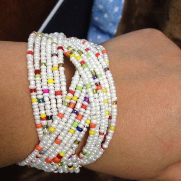 CLEARANCE!!! New. Cuff beads bangle bracelet