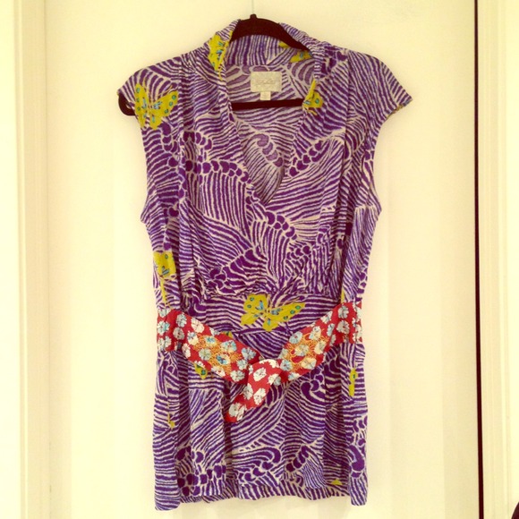 Anthropologie Printed sleeveless top