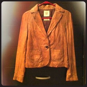 Vintage looking leather jacket/blazer