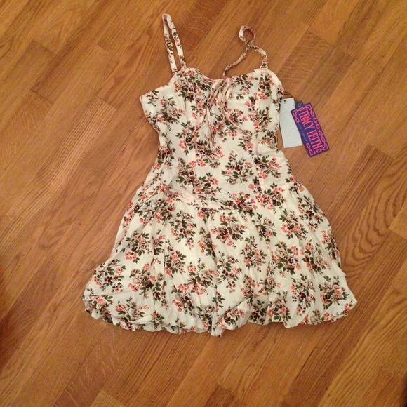 Tracy Feith Floral Bustier Dress