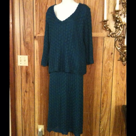 Crochet Blouse and skirt set