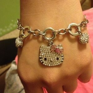 Brand new authentic Hello Kitty charm bracelet
