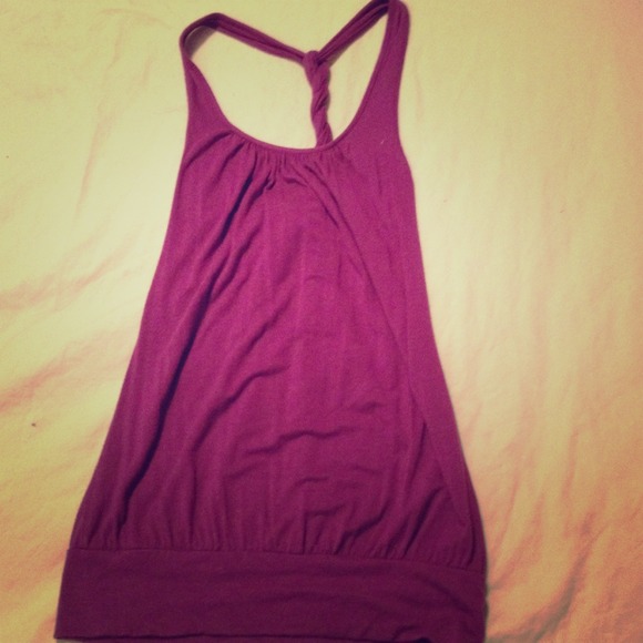 Purple tank
