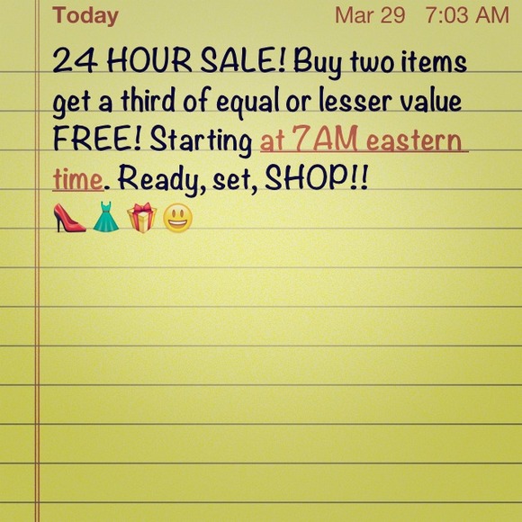 Buy 2 Get One Free Sale!