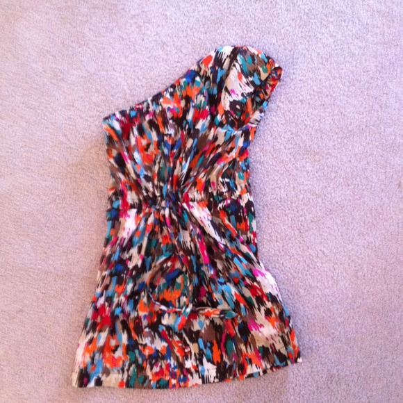 One-sleeve summer dress