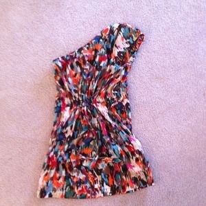 One-sleeve summer dress