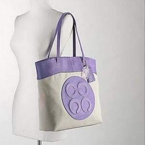 @@@SOLD@@@Authentic Coach shimmer khaki lilac