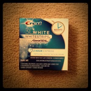NEW Crest 3D White 2HR Express Whitestrips
