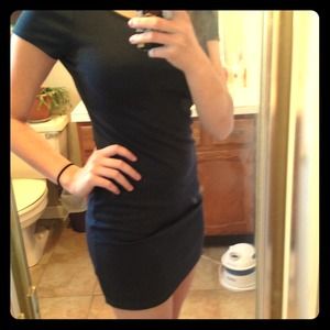 Classy dark grey dress