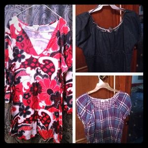 Three shirts for $12.00!