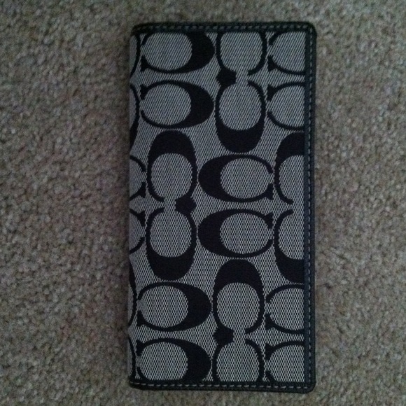Authentic Coach checkbook cover