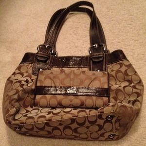 Coach purse and wallet and check book cover