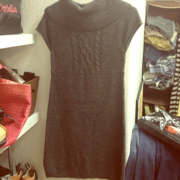 Grey M.U.D.D sweater dress