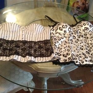 2 very cute corset tops