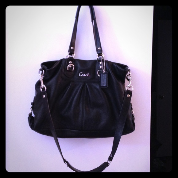 Authentic leather Coach purse