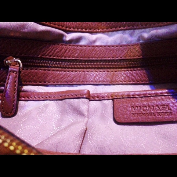 Michael Kors 2013 Middle Zip-Top Satchel in Cognac - Picture 4 of 4