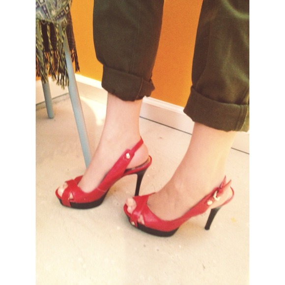 Guess Red Heels