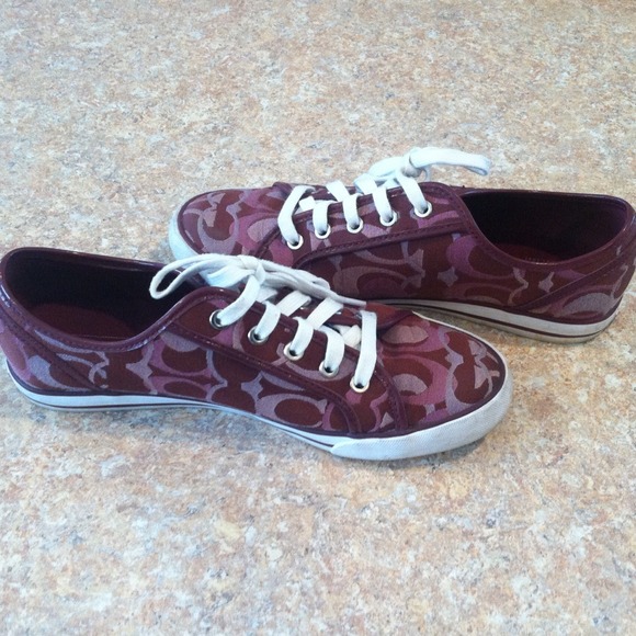 Coach Shoes - Cranberry Coach Shoes. Price ⬇