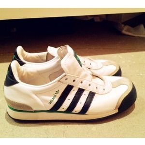 Green navy white Adidas