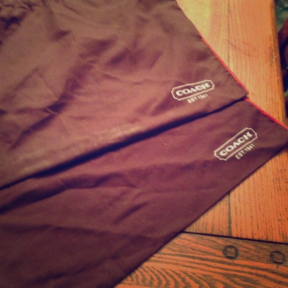 Coach dust bags