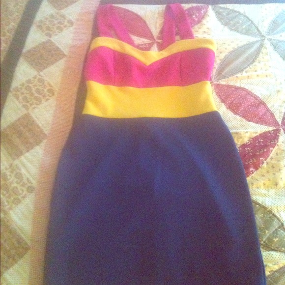 Forever 21 color block dress!