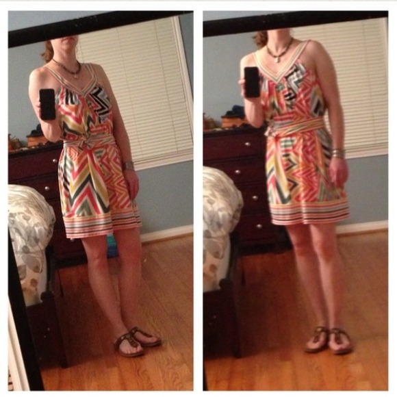 BCBG geo dress - Picture 3 of 4