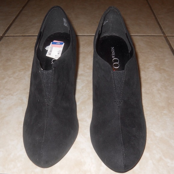 Black Wedge Booties!!!