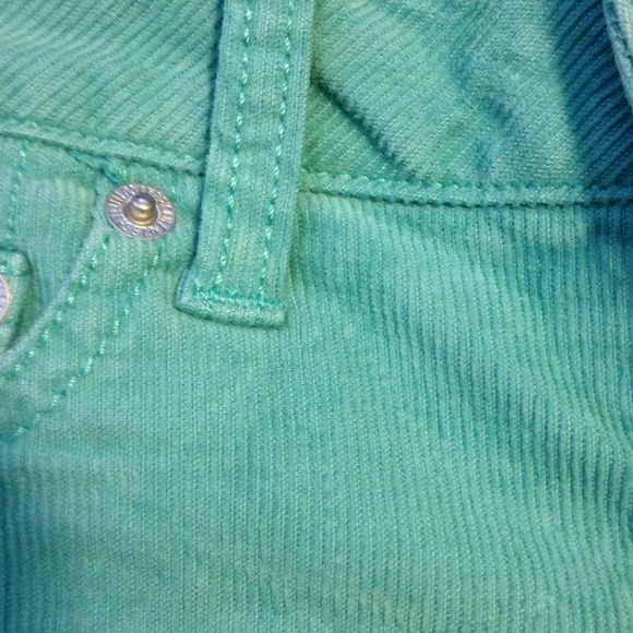 NWOT American Eagle teal corduroy shorts - Picture 2 of 2