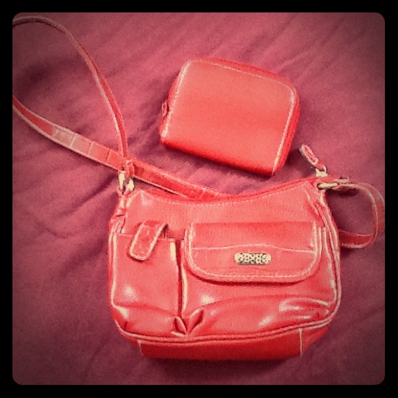 Small purse with matching wallet.