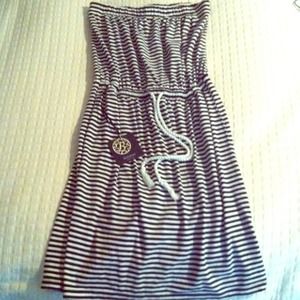 SOLD NWT Nordstrom Bobeau drawstring  dress