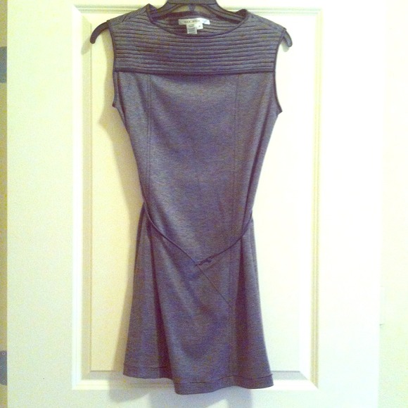 Chic grey Max Studio dress.