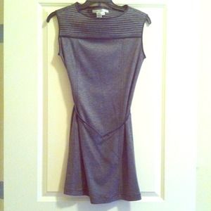 Chic grey Max Studio dress.