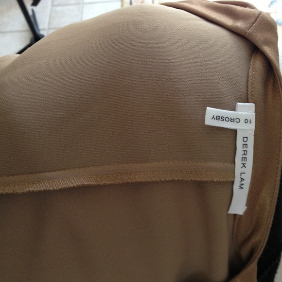 Derek Lam 10 Crosby Bronze Draped Blouse - Picture 4 of 4