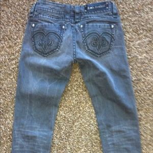 Rock Revival charcoal skinnies